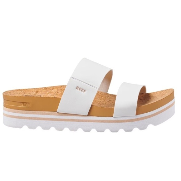 Reef - Cushion Vista Hi Platform Sandal Sz 8 - Picture 1 of 10